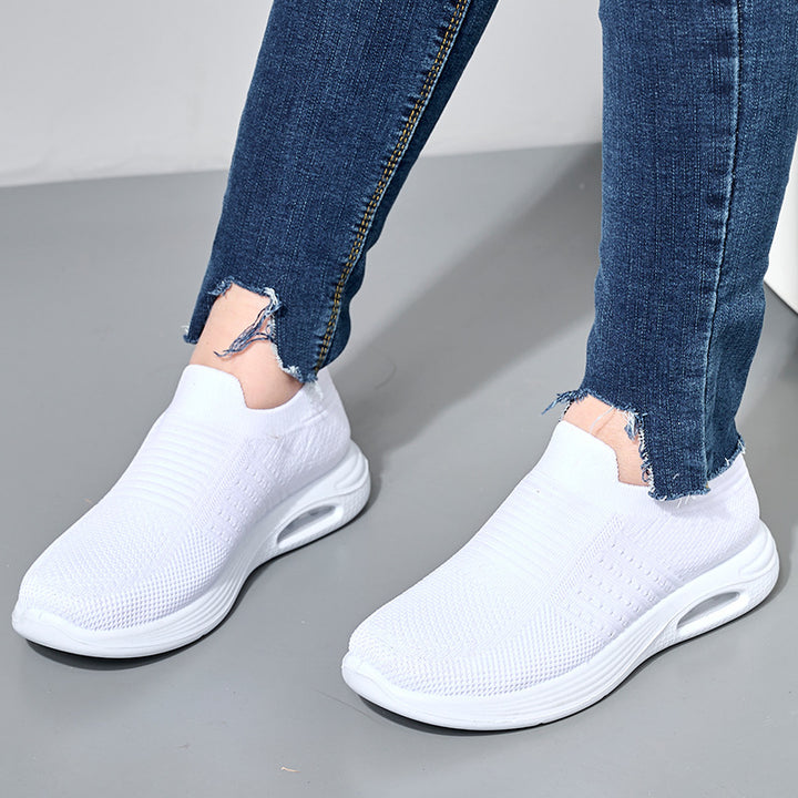 Damer Andningsaktiva Slip-On Sneakers med stötdämpande sula Eva Jonsson-Eva Jonsson