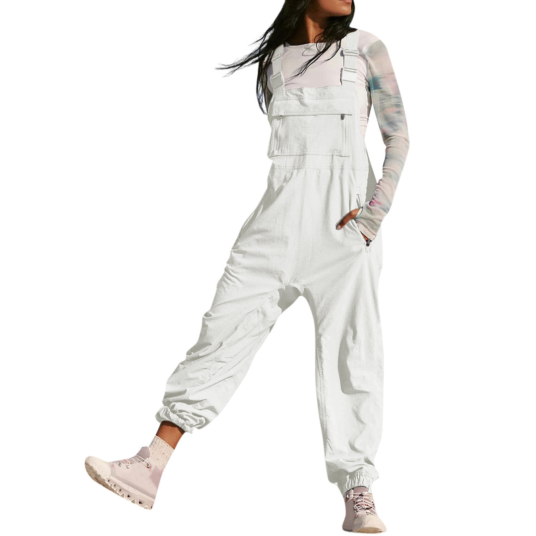 Damer Avslappnad Jumpsuit med praktiska fickor och elastisk nederkant Mirla-Eva Jonsson