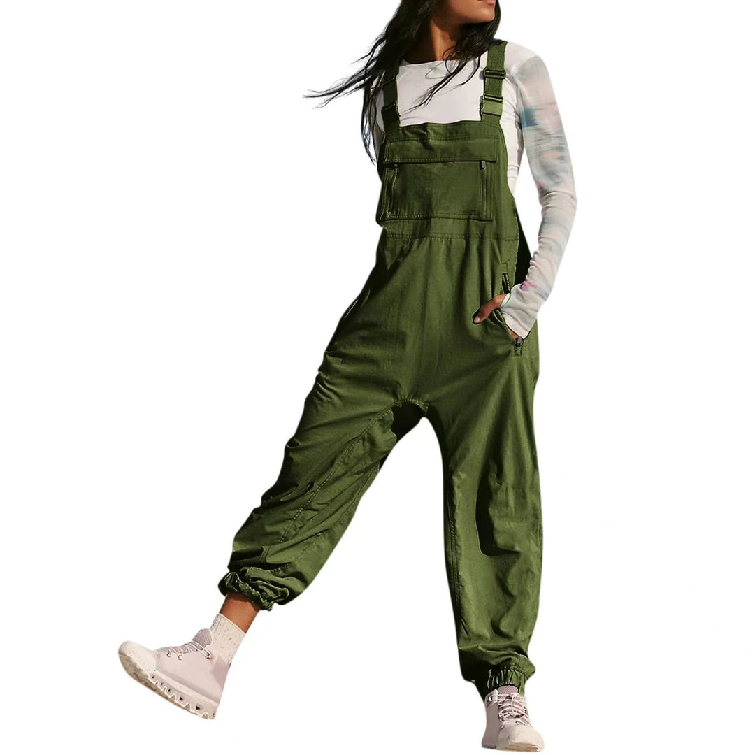 Damer Avslappnad Jumpsuit med praktiska fickor och elastisk nederkant Mirla-Eva Jonsson