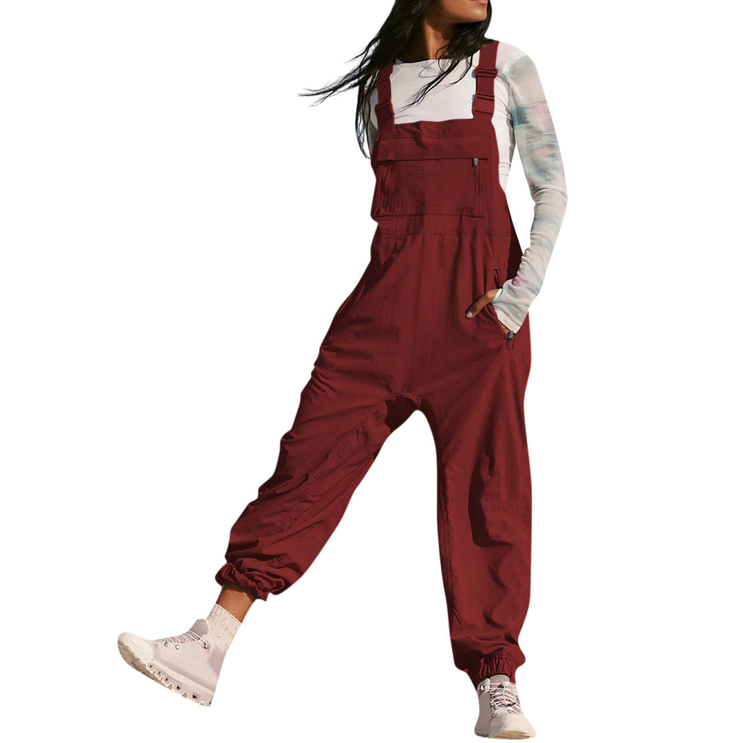 Damer Avslappnad Jumpsuit med praktiska fickor och elastisk nederkant Mirla-Eva Jonsson