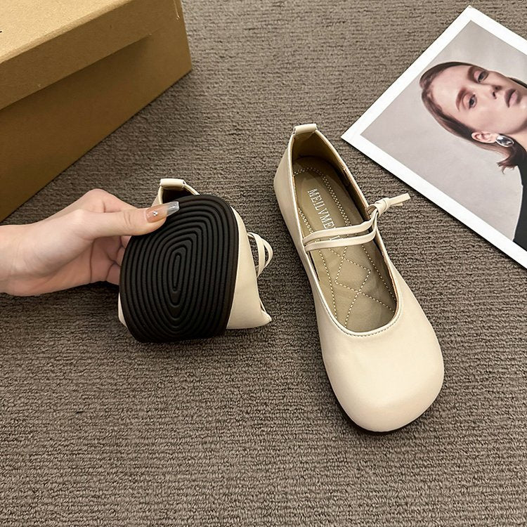 Damer Ballerinas med Elegant Rem och Flexibelt Inre Foder Mirla-Eva Jonsson