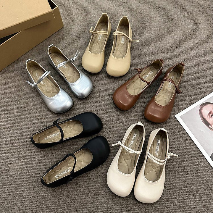 Damer Ballerinas med Elegant Rem och Flexibelt Inre Foder Mirla-Eva Jonsson