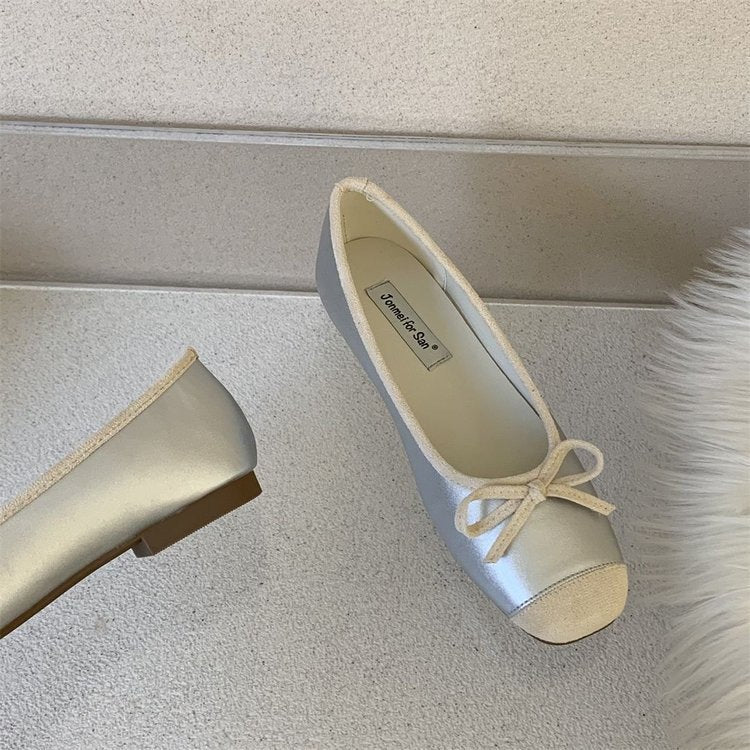 Damer Ballerinas med Elegant Slipsdesign och Fin Fotbäddning Mirla-Eva Jonsson