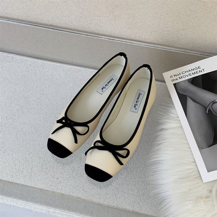 Damer Ballerinas med Elegant Slipsdesign och Fin Fotbäddning Mirla-Eva Jonsson