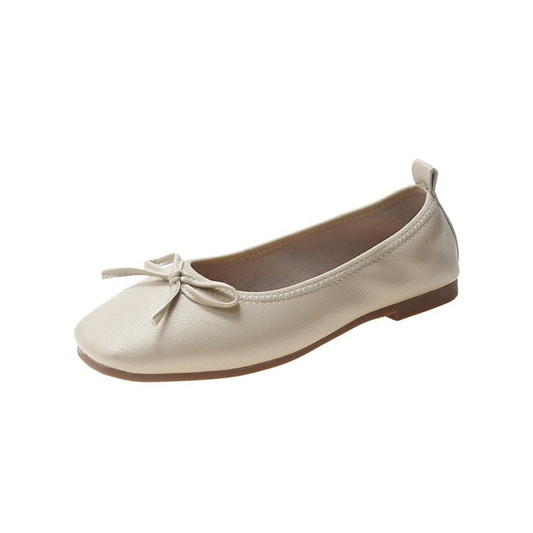 Damer Ballerinas med Elegant Slipsdetalj och Högkvalitativt Läder Mirla-Eva Jonsson