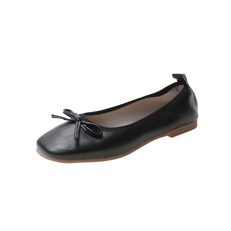Damer Ballerinas med Elegant Slipsdetalj och Högkvalitativt Läder Mirla-Eva Jonsson