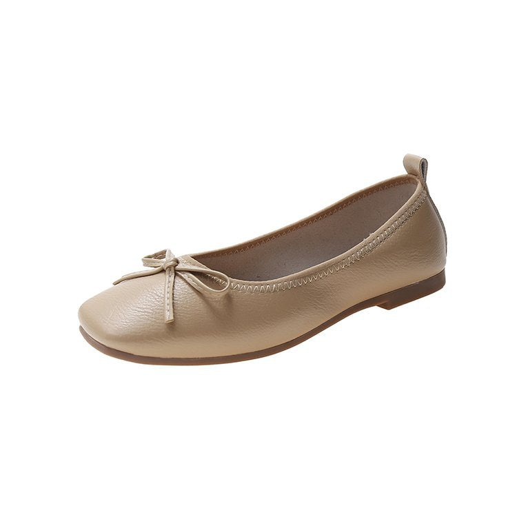Damer Ballerinas med Elegant Slipsdetalj och Högkvalitativt Läder Mirla-Eva Jonsson