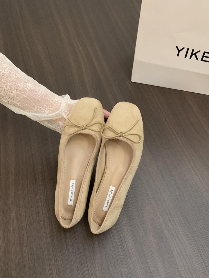 Damer Ballerinas med Fin Slipsdetail och Samtlig Ytstruktur Mirla-Eva Jonsson