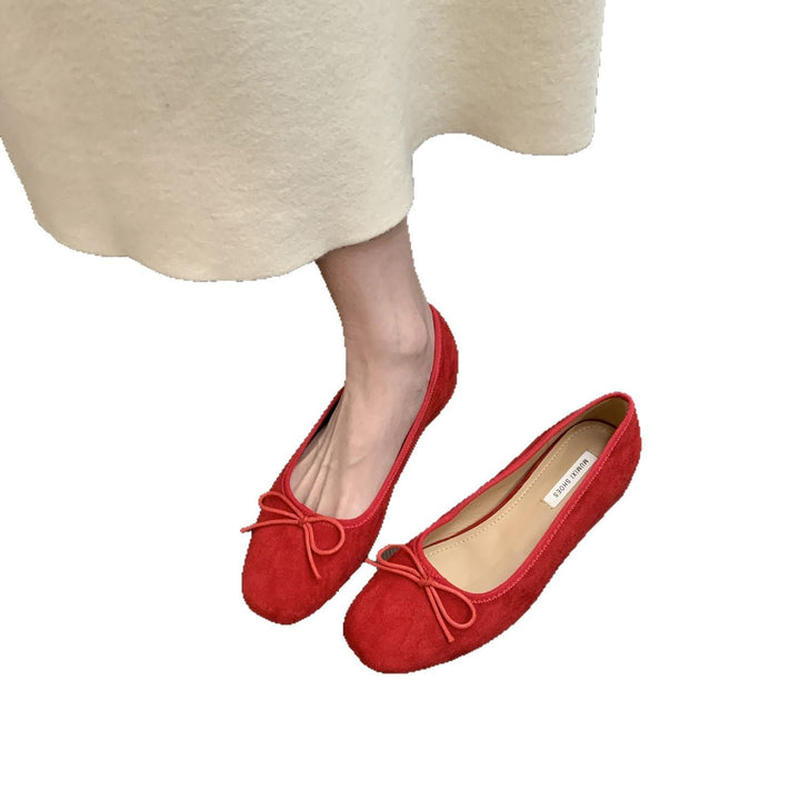 Damer Ballerinas med Fin Slipsdetail och Samtlig Ytstruktur Mirla-Eva Jonsson
