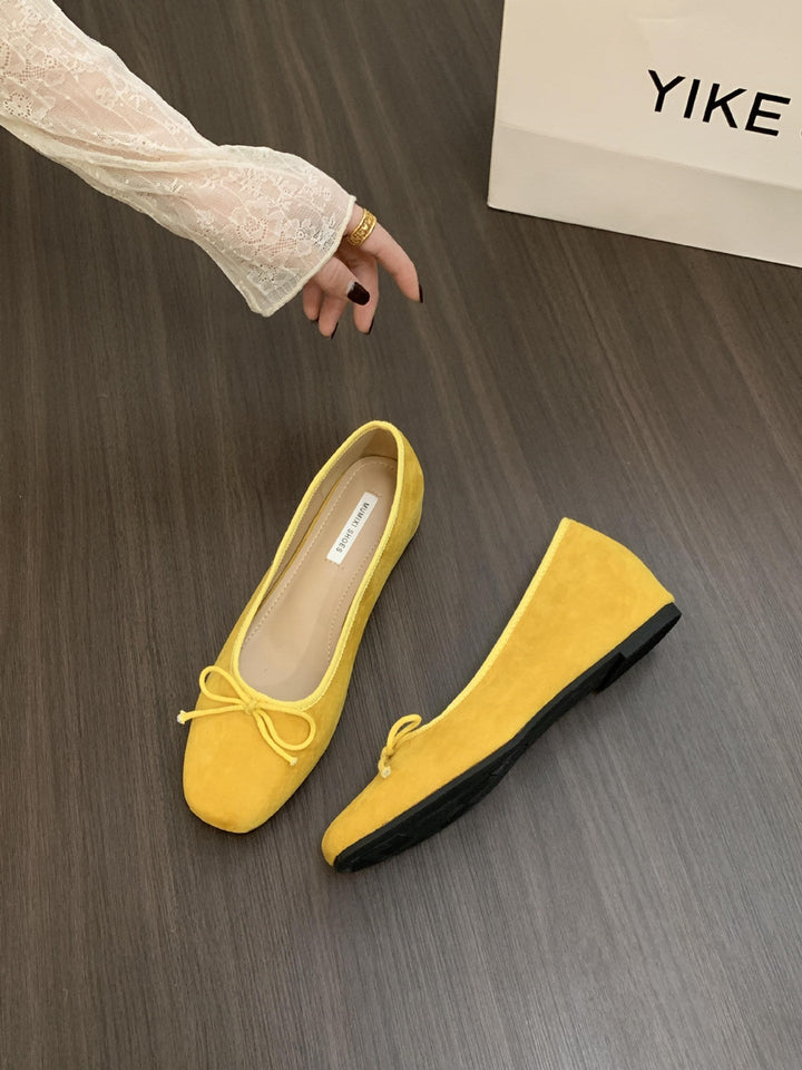 Damer Ballerinas med Fin Slipsdetail och Samtlig Ytstruktur Mirla-Eva Jonsson
