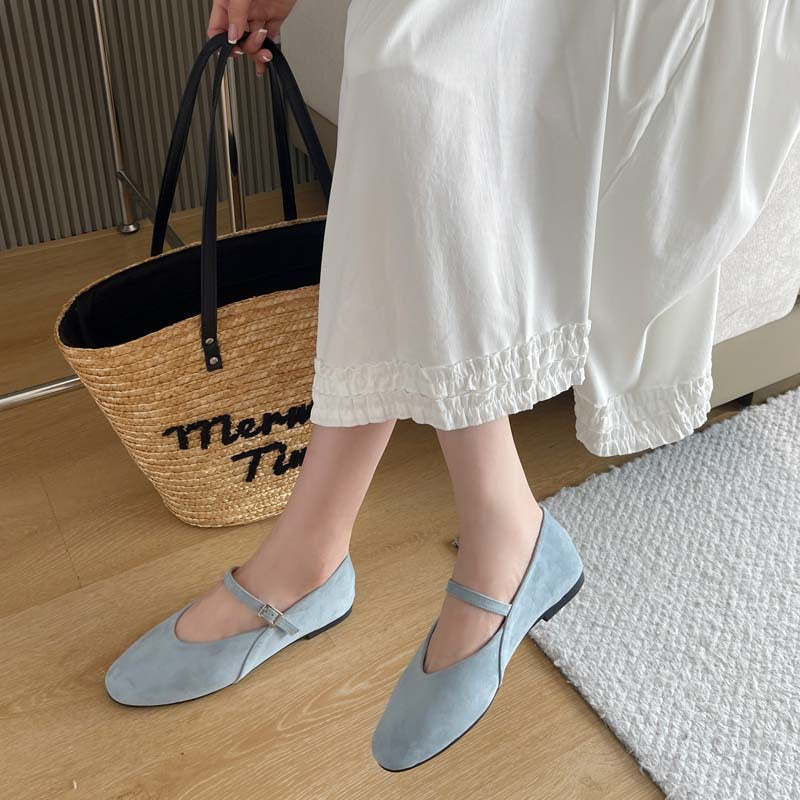 Damer Ballerinas med Justerbart Rem Mirla-Eva Jonsson