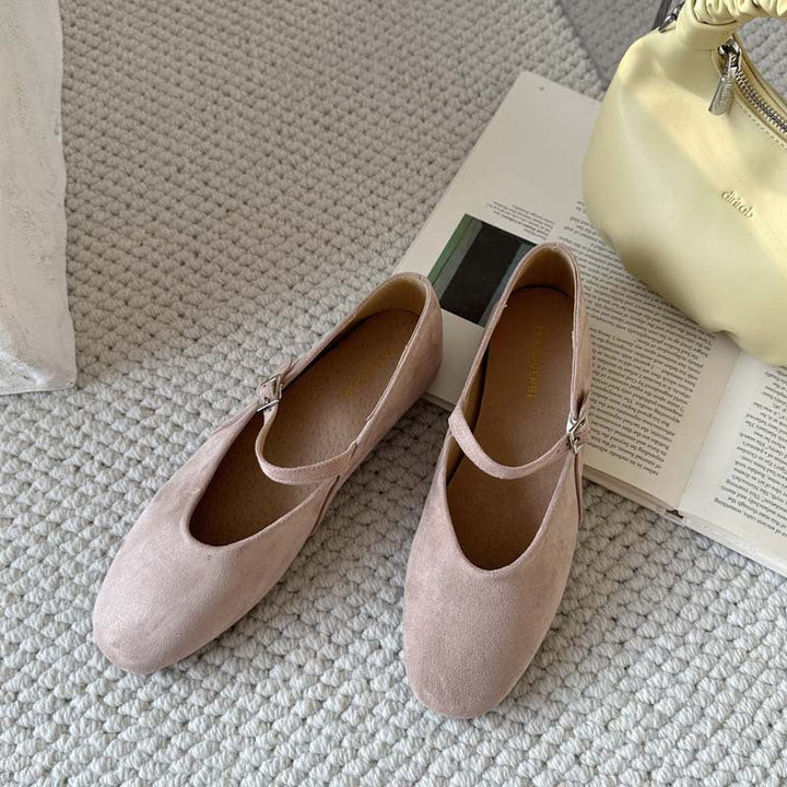 Damer Ballerinas med Justerbart Rem Mirla-Eva Jonsson