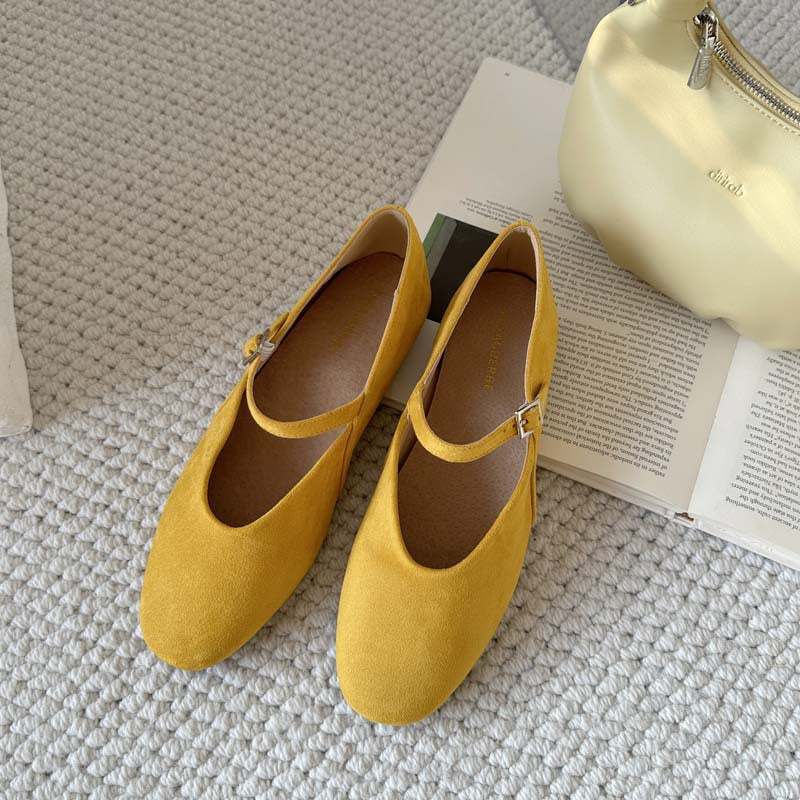 Damer Ballerinas med Justerbart Rem Mirla-Eva Jonsson