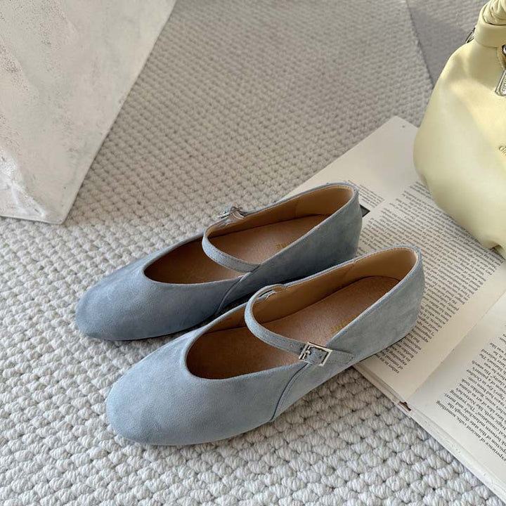 Damer Ballerinas med Justerbart Rem Mirla-Eva Jonsson