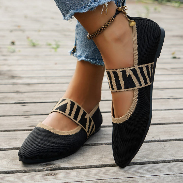 Damer Ballerinas med elastisk rem Mirla-Eva Jonsson