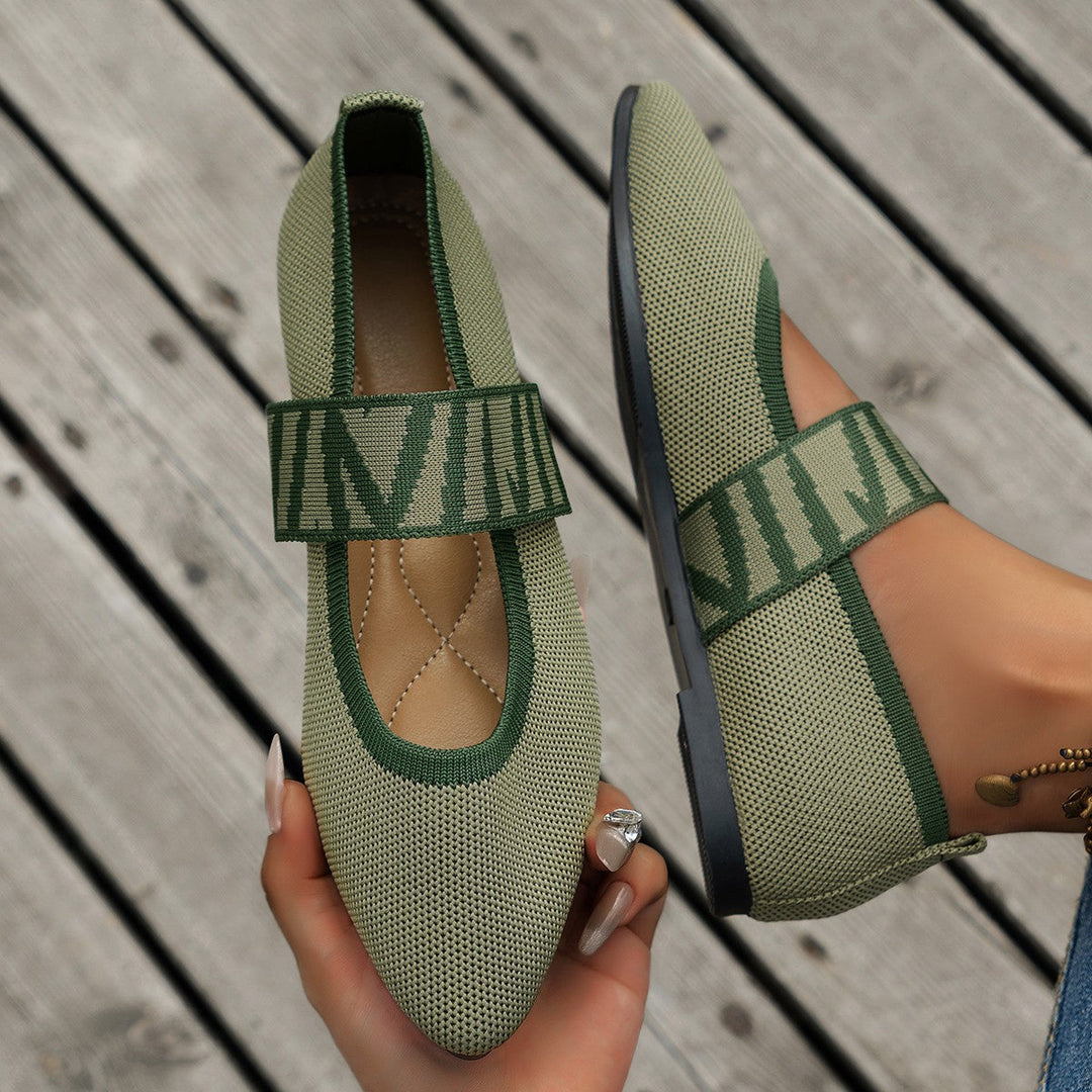 Damer Ballerinas med elastisk rem Mirla-Eva Jonsson