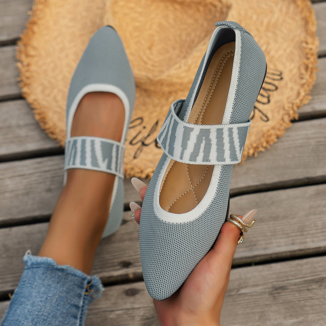 Damer Ballerinas med elastisk rem Mirla-Eva Jonsson