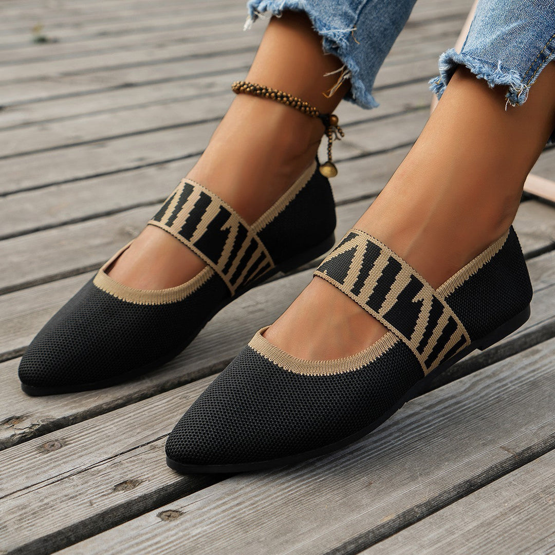 Damer Ballerinas med elastisk rem Mirla-Eva Jonsson
