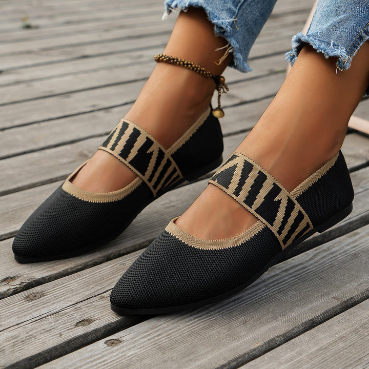 Damer Ballerinas med elastisk rem Mirla-Eva Jonsson