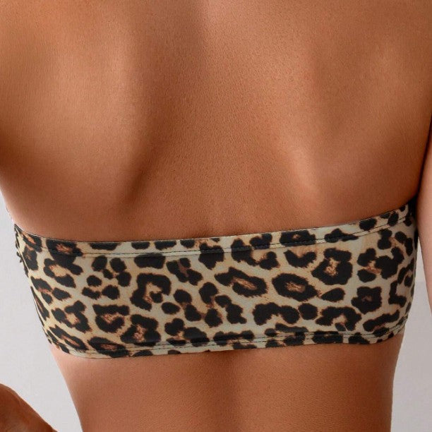 Damer Bandeau Bikini-set med högskuren trosa Mirla-Eva Jonsson