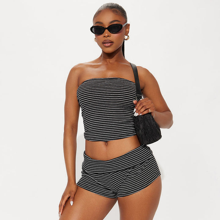 Damer Bandeau Topp och Shorts Set Mirla-Eva Jonsson