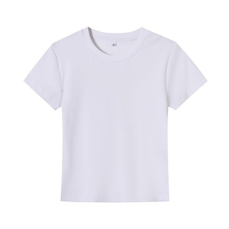 Damer Basic T-shirt med rund halsringning och andningsbart material Mirla-Eva Jonsson