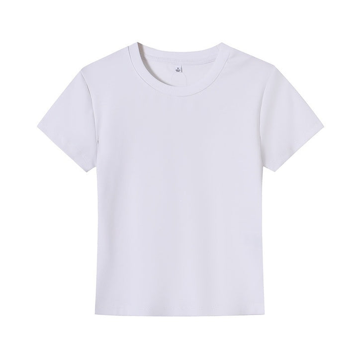Damer Basic T-shirt med rund halsringning och andningsbart material Mirla-Eva Jonsson