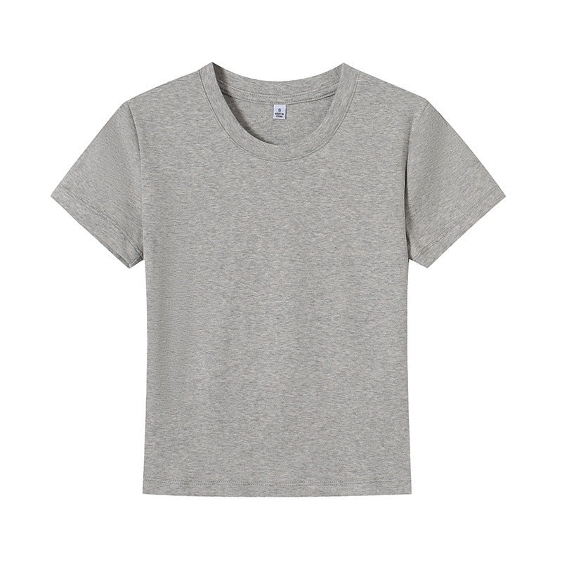 Damer Basic T-shirt med rund halsringning och andningsbart material Mirla-Eva Jonsson
