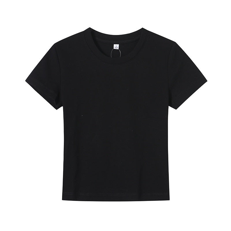 Damer Basic T-shirt med rund halsringning och andningsbart material Mirla-Eva Jonsson