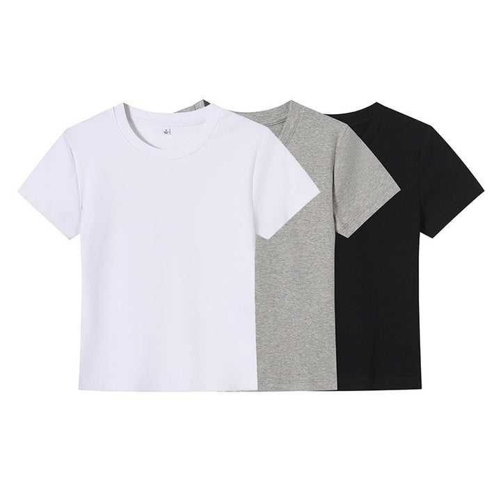 Damer Basic T-shirt med rund halsringning och andningsbart material Mirla-Eva Jonsson