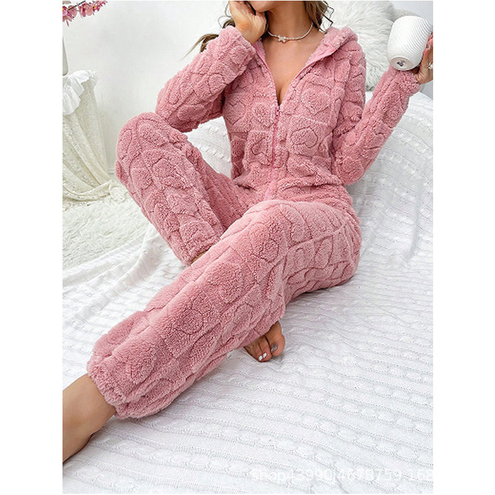 Damer Bekväm Fleece-overall med huva Mirla-Eva Jonsson