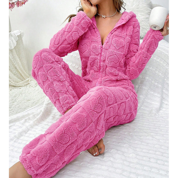 Damer Bekväm Fleece-overall med huva Mirla-Eva Jonsson