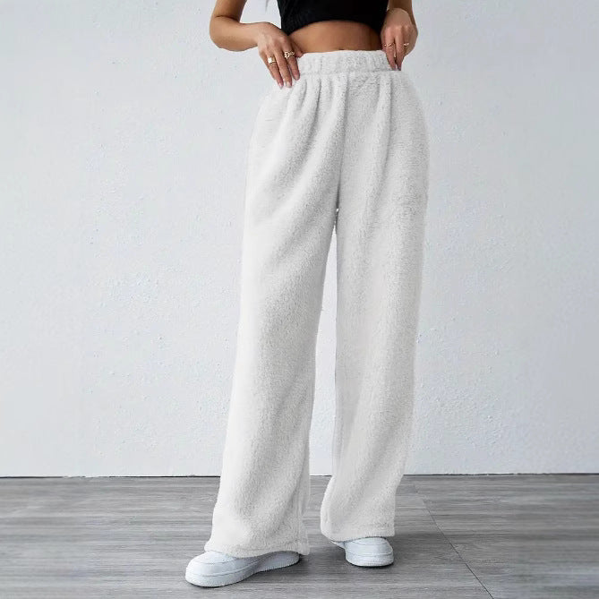 Damer Bekväm Fleecebyxa i brett skuren design Mirla-Eva Jonsson