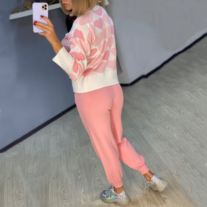 Damer Bekväm Hjärtmönster Lounge-set Mirla-Eva Jonsson
