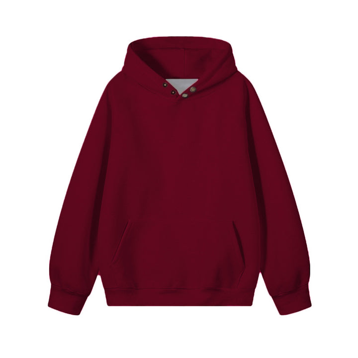 Damer Bekväm Hoodie med innovativ skärning och praktiska fickor Mirla-Eva Jonsson