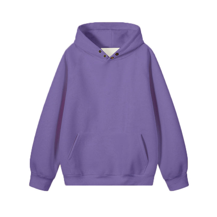 Damer Bekväm Hoodie med innovativ skärning och praktiska fickor Mirla-Eva Jonsson