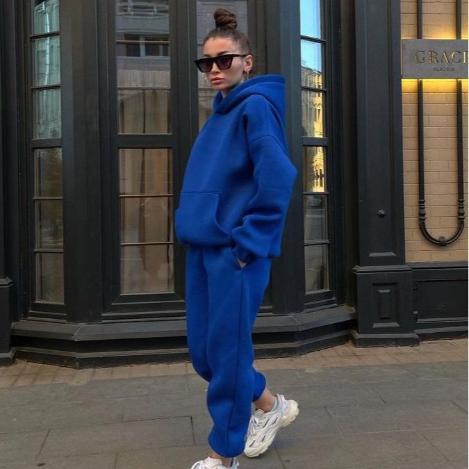 Damer Bekväm Hoodie och Joggingbyxor-Set Mirla-Eva Jonsson