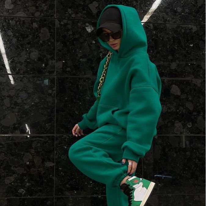 Damer Bekväm Hoodie och Joggingbyxor-Set Mirla-Eva Jonsson