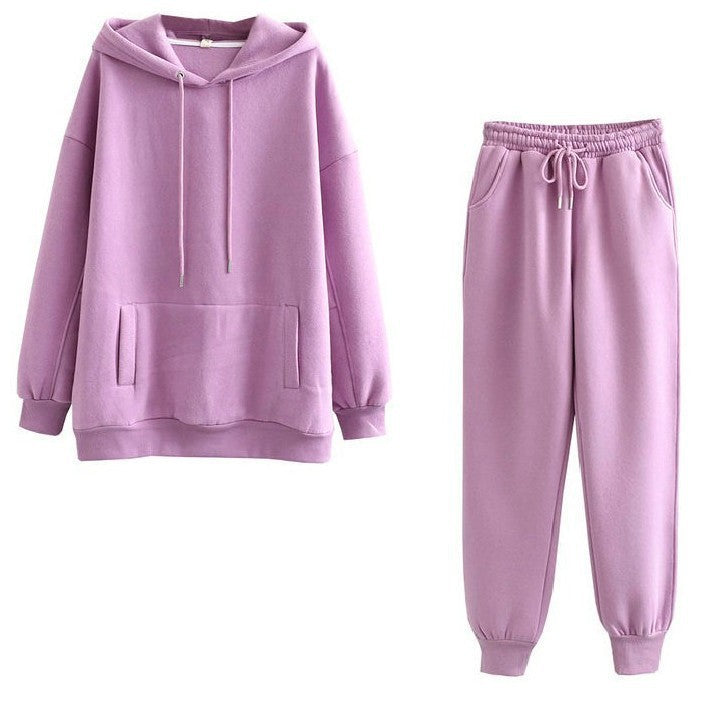 Damer Bekväm Hoodie-set med elastisk mudd Mirla-Eva Jonsson