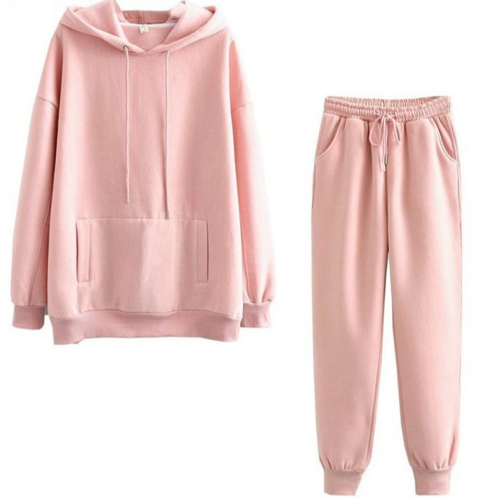 Damer Bekväm Hoodie-set med elastisk mudd Mirla-Eva Jonsson