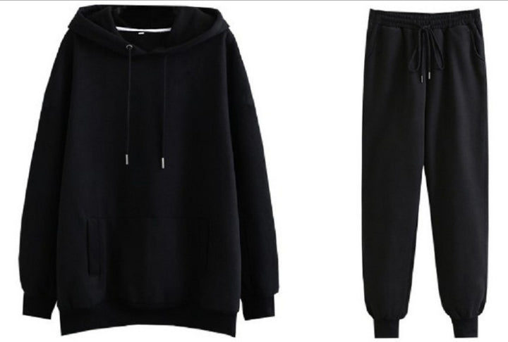Damer Bekväm Hoodie-set med elastisk mudd Mirla-Eva Jonsson
