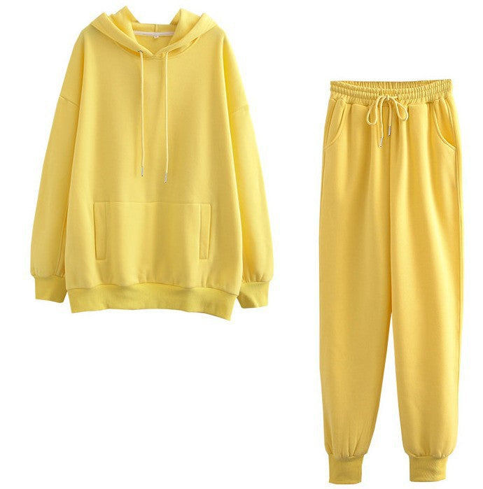 Damer Bekväm Hoodie-set med elastisk mudd Mirla-Eva Jonsson