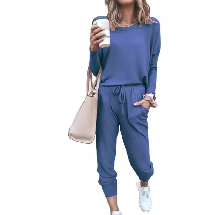 Damer Bekväm Jumpsuit med Moderiktig Rundhals och Justerbar Midja Eva Jonsson-Eva Jonsson