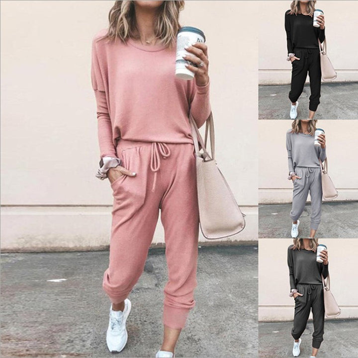 Damer Bekväm Jumpsuit med Moderiktig Rundhals och Justerbar Midja Eva Jonsson-Eva Jonsson