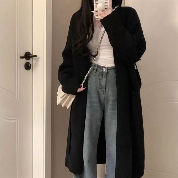 Damer Bekväm Knitted Jacket med oversized snitt och mjuka puffärmar Eva Jonsson-Eva Jonsson