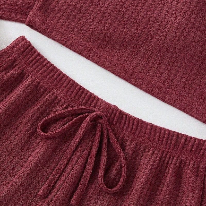 Damer Bekväm Lounge-set med kort topp och shorts Mirla-Eva Jonsson