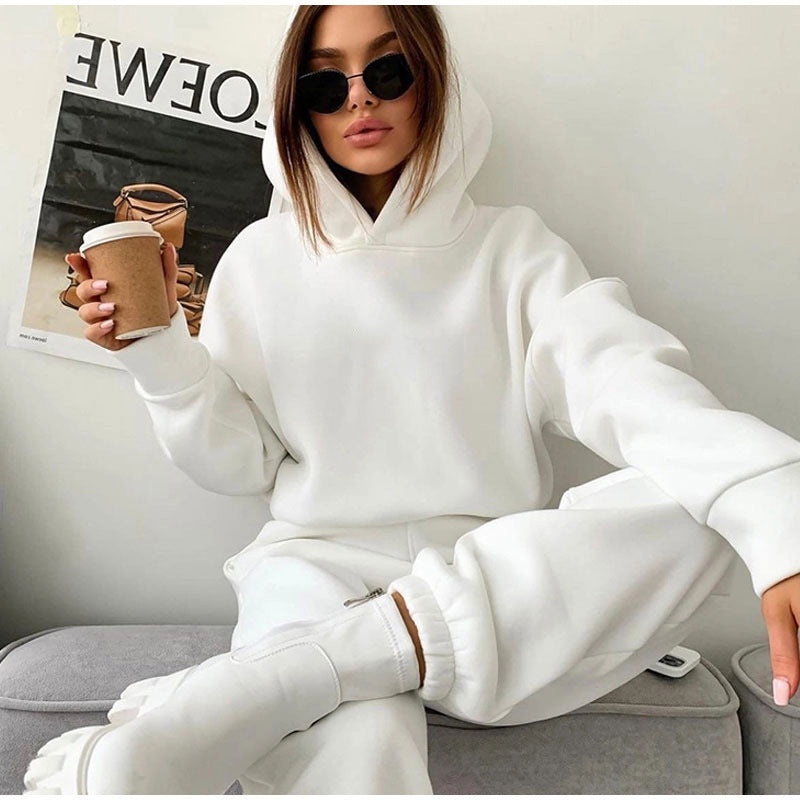Damer Bekväm Oversized Hoodie med Känguruficka Eva Jonsson-Eva Jonsson