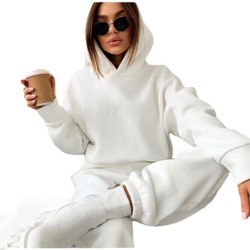 Damer Bekväm Oversized Hoodie med Känguruficka Eva Jonsson-Eva Jonsson