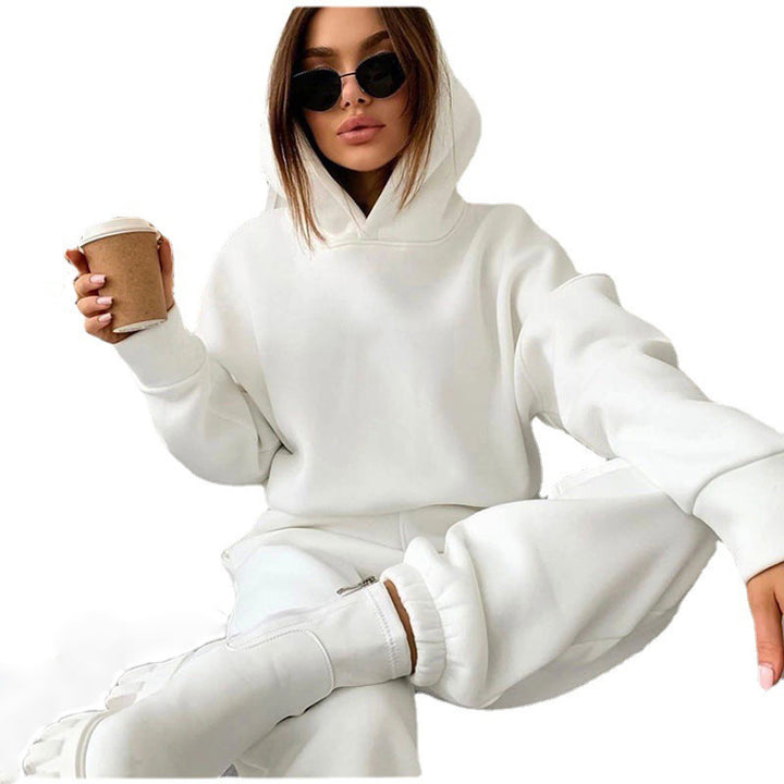Damer Bekväm Oversized Hoodie med Känguruficka Eva Jonsson-Eva Jonsson