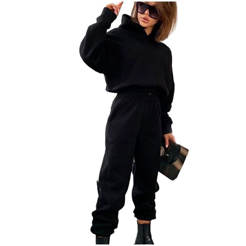 Damer Bekväm Oversized Hoodie med Känguruficka Eva Jonsson-Eva Jonsson